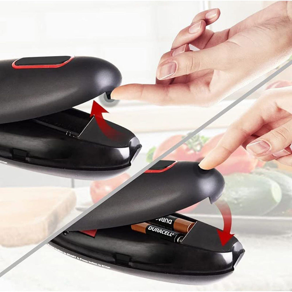 Automatic Electric Can & Jar Opener – One-Touch, Hands-Free Kitchen Tool